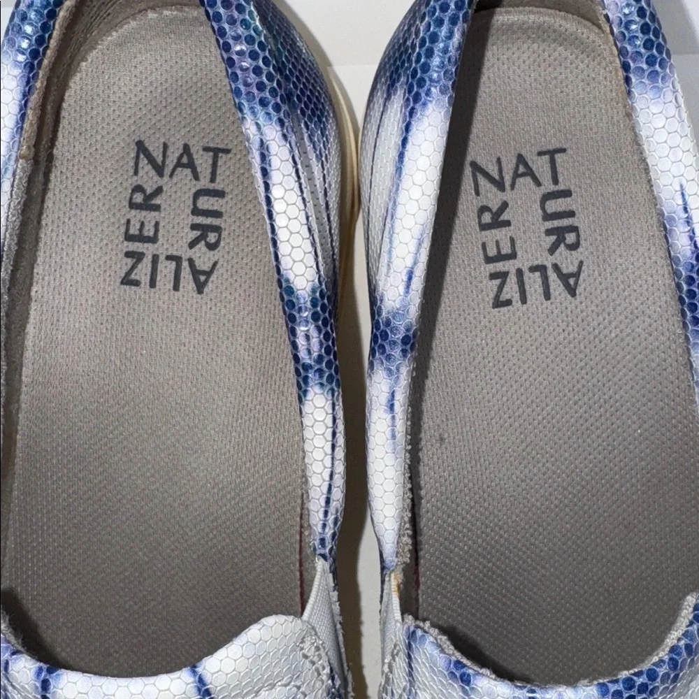 Naturalizer Aileen Slip On Sneakers Blue Tie Dye Leather Women’s 9.5
